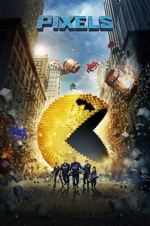 pixels 2015 Hindi Dual Audio [970MB] ESubs HD Poster Download - Filmyzilla